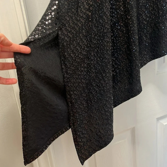 Slinky brand asymmetrical All sequin tunic top size 3X - Picture 3 of 8